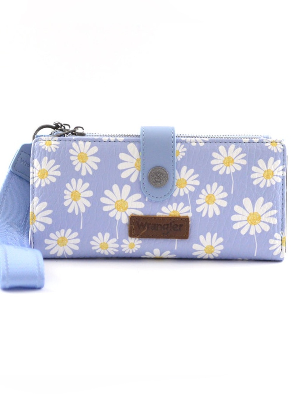 Wrangler Daisy Print Wallet Wristlet NWT Jean